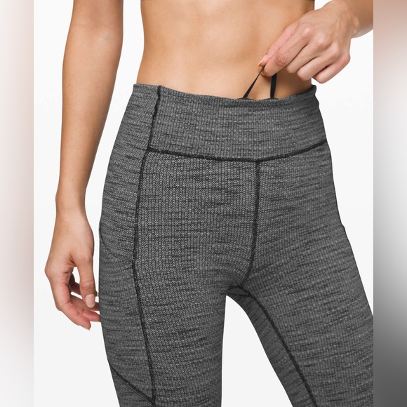 Lululemon Speed Up Tight High Rise Full Length Luxtreme Knit Heathered Leggings - Picture 5 of 15